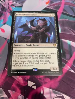 MTG - FAERIE BLADECRAFTER - RARE - WOC - NM ~ - Image 1