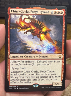 Chiss-Goria, Forge Tyrant - 25 - ONC - NM - MTG Magic the Gathering - Image 1