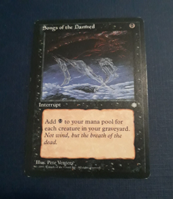 Songs of the Damned NM Ice Age Magic the Gathering - Image 1