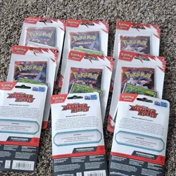 Pokemon Scarlet & Violet Destined Rivals 9 Booster Packs Eevee Zarude Promo - Image 1