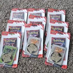Pokemon Scarlet & Violet Destined Rivals 9 Booster Packs Eevee Zarude Promo - Image 2