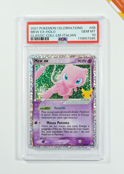 Pokemon PSA 10 Mew Ex #88 Holo Classic Collection Gran Festa 2021 Italiano - Image 1