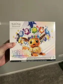 Pokemon Prismatic Evolutions ETB Cards Tcg Brand New Sealed Elite Trainer Box - Image 1