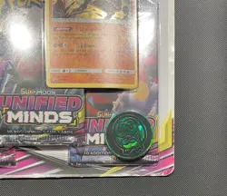 2019 Pokemon Unified Minds 3-Pack Blister Factory Sealed - Stakataka SM209 - Image 5