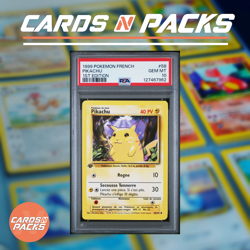 Carte Pokemon Pikachu 58/102 Set de Base Edition 1 PSA 10 GEM MINT 🇫🇷🔥 - Image 1