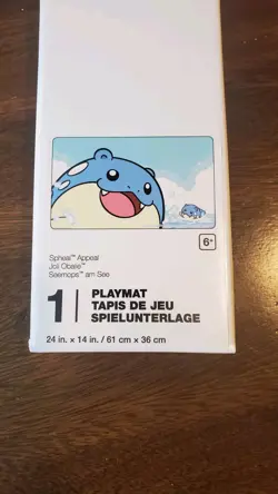 Pokemon Center Exclusive Spheal Appeal Playmat Play Mat New Sealed - Image 2