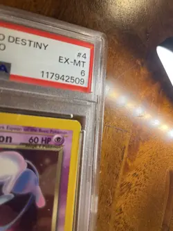 Pokemon TCG Dark Espeon Neo Destiny Holo Unlimited Rare Card 4/105 PSA 6 - Image 3