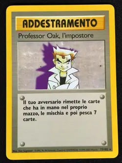 Pokemon Imposter Professor Oak 73/102 Common (NM) Italian - Image 1