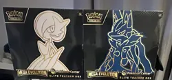 Pokemon Center Mega Evolution Gardevoir & Lucario ETB Elite Trainer Box Sealed - Image 1