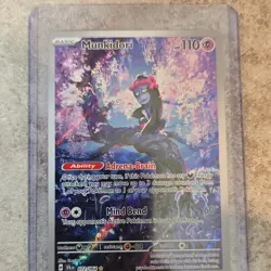 Pokemon Munkidori 072/064 Shrouded Fable Illustration Rare Full Art Holo - Image 1