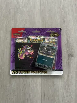 Pokemon Ascended Heroes Ghastly Tech Sticker Collection New & Sealed - UK Seller - Image 1