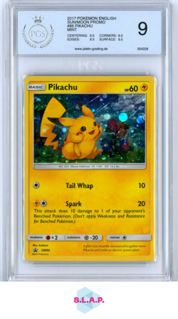 PIKACHU 2017 POKEMON ENGLISH SUN/MOON PROMO 86 PGS 9 - Image 1