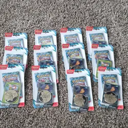 Pokemon Journey Together 12 Sealed Packs Promo Psyduck Yanma TCG English - Image 1