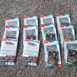 Pokemon Journey Together 12 Sealed Packs Promo Psyduck Yanma TCG English - Image 2