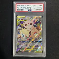 Pokemon Togepi/Cleffa/Igglybuff GX Small But Mighty Alt Art Promo #143a PSA 10 - Image 1
