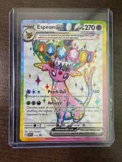 Espeon ex 175 SVP Black Star Promo Prismatic Evolutions Figure Coll. Pokemon - Image 1