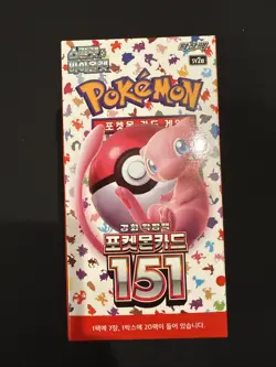 Pokemon Scarlet&Violet 151 Booster Box SV2a **New Sealed** Korean - Image 1