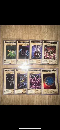 Yu-Gi-Oh! 8 Card Vintage Bandai Bundle Japanese 1998-99 Joblot - Image 1