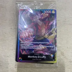 One Piece Card Game Monkey D Luffy P-043 2nd Anniversary Promo Sealed - Image 4