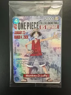 One Piece Monkey.D.Luffy US Voyage College Basketball - Sealed - Image 1