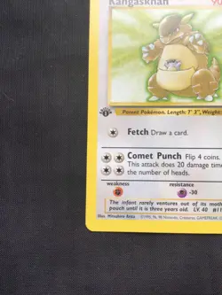 Pokemon Cards: 1st Edition Jungle Rare: Kangaskhan 21/64 - Image 5