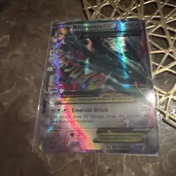 Pokemon M Rayquaza EX 76/108 Ultra Rare Full Art Holo Roaring Skies Card - Image 1
