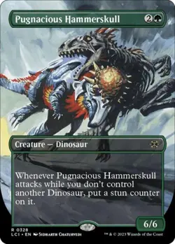 Pugnacious Hammerskull (Borderless) - Near Mint MTG The Lost Caverns of Ixalan - Image 1