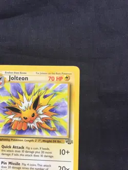 Pokemon Cards: 1st Edition Jungle Rare: Jolteon 20/64 - Image 3