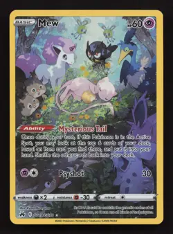 Pokemon Card Mew GG10/GG70 Galarian Gallery Crown Zenith Near Mint - Image 1