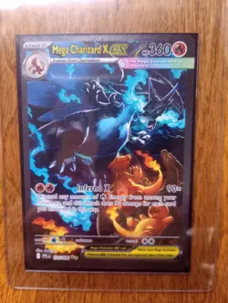Pokemon Mega Charizard X EX 125/094 Mega Evolution Card *Pack Fresh*** - Image 2