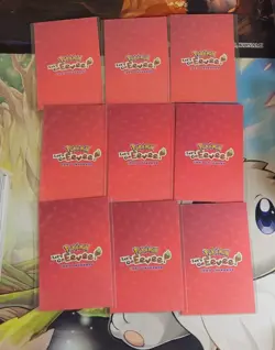 Set Of 9 Eeveelution Cracked Ice Holo Database Cards NM - Image 2