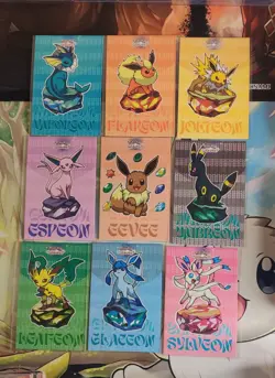 Pokemon Let's Go Eevee Card Database - Eeveelutions - Gems Set - Image 1