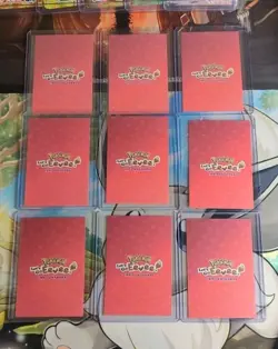 Pokemon Let's Go Eevee Database Eeveelutions Cracked Ice Holo Set 9 Cards - Image 2