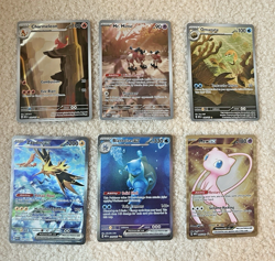 Pokemon TCG 151 Card Lot of 6 Blastoise EX, Mew EX, Charmander Illustration Rare - Image 1