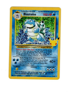 Pokemon Cards 1st Edition Blastoise 1996 Base Set Collection Cards - Image 1