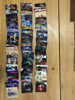 Magic: The Gathering Art Card Lot, over 150 cards some w/Gold-Stamped Signatures - Image 1