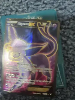 Pokemon Espeon EX 117/122 Full Art Ultra Rare BREAKpoint Holo Card - Eeveelution - Image 2