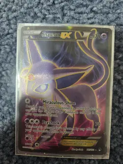 Pokemon Espeon EX 117/122 Full Art Ultra Rare BREAKpoint Holo Card - Eeveelution - Image 3