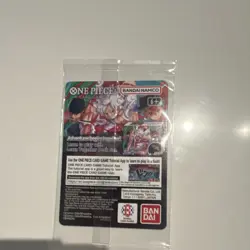 Bandai One Piece CCG Monkey.D.Luffy US VOYAGE Promo Full Art Holo Card SEALED!!! - Image 2