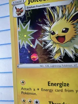 Jolteon SWSH094 SWSH: Sword & Shield Promo Cards Holo GALAXY SWIRL - Image 2
