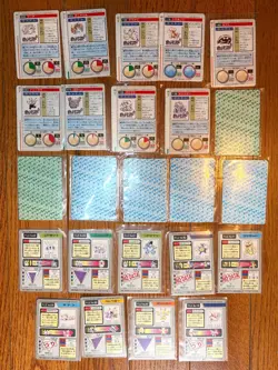 Pokemon Bandai Pocket Monsters Carddass Green Red Japanese Vintage cards Lot psa - Image 2