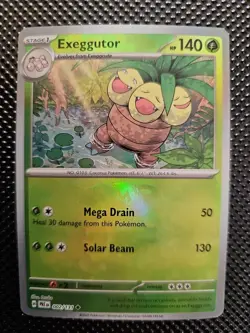 2025 Pokemon Prismatic Evolutions #2 Exeggutor MASTER BALL Reverse Holo Card - Image 1