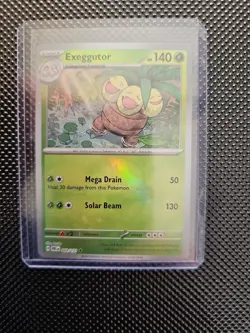 2025 Pokemon Prismatic Evolutions #2 Exeggutor MASTER BALL Reverse Holo Card - Image 3