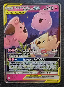 Pokemon TAG TEAM GX Lot (4 Cards) – Heavy Play / Damaged – See Photos - Image 5
