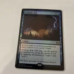 MTG Cyclonic Rift - Foil, Light Play, English Double Masters - Commander Staple - Image 1