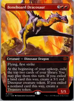 Bonehoard Dracosaur (Borderless) The Lost Caverns of Ixalan Regular - Image 1
