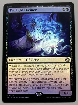 MTG Lorwyn Eclipsed Twilight Diviner Creature RARE FOIL #0122 - Image 1