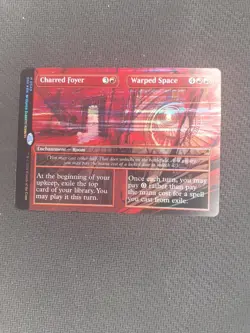 MTG Charred Foyer (Extended Art Foil) 0340 Duskmourn M/NM Free UK P&P - Image 1