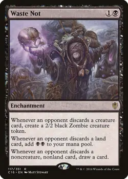 Waste Not (Near Mint) (Commander 2016) | MTG - Image 1