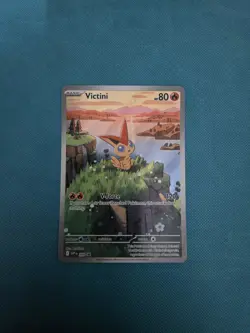 Pokemon TCG Victini SVP 208 Promo Illustration Black Bolt White Flare - Image 2